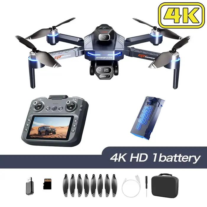 Drone GT8 6K HD caméra évitement d'obstacles photographie aérienne Drone sans brosse avec écran plia