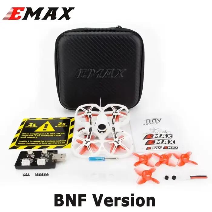 HawkSpeed EMAX Tinyhawk II 75mm 1-2S Whoop Drone de course FPV RTF FrSky D8 Runcam Nano2 Cam 25/100/