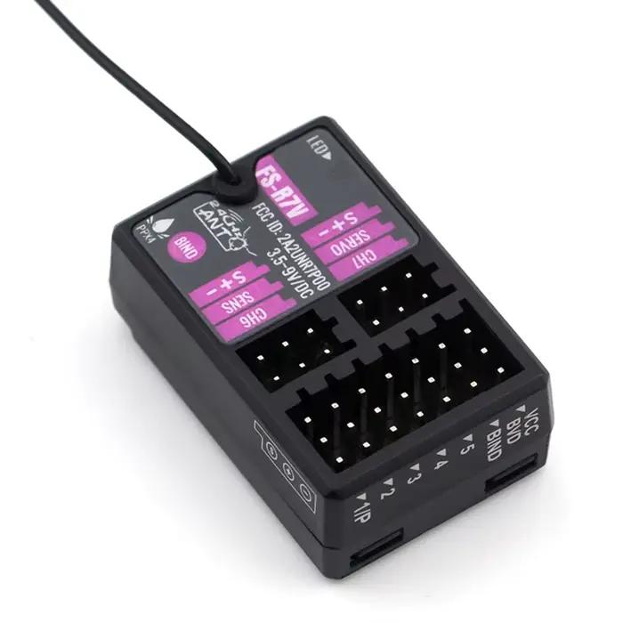ABUO-récepteur FS-R7V 7CH 2.4G, peut être une sortie PPM/IBUS pour télécommande de voiture et de bat