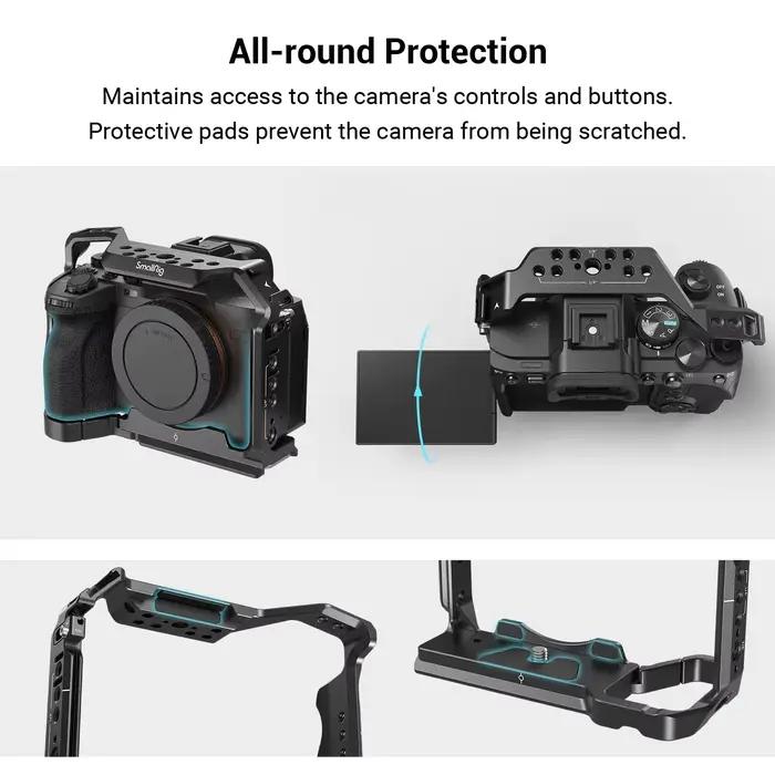 SmallRig Alpha7 V Cage Kit pour Sony A7 IV A7m4 Caméra Cage Rig pour Sony Alpha 7 V/7R V/7 IV/7S III