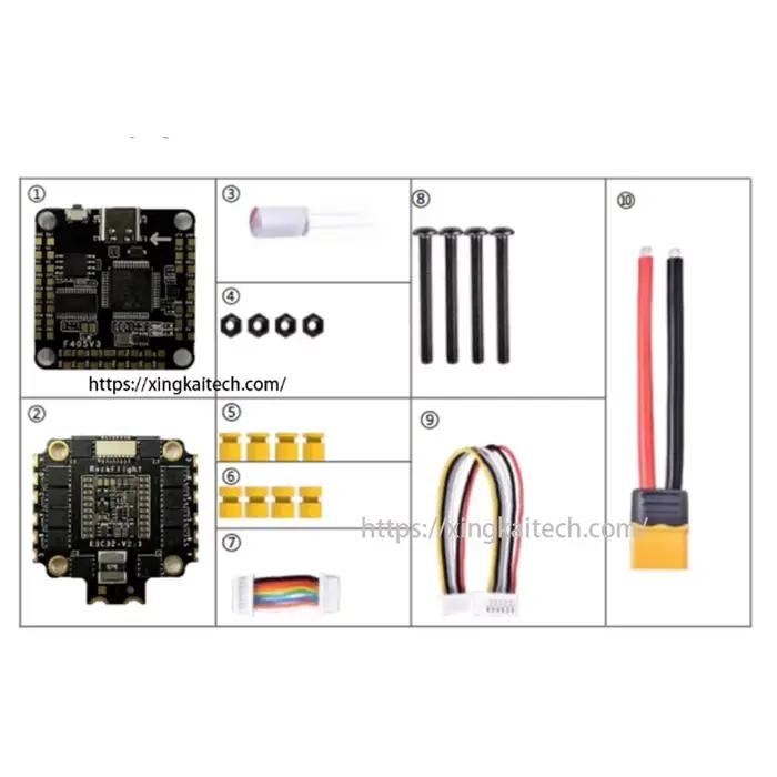 Elrs F405 V3 F4 V3S contrôle de vol FC Support BetaFlight/INAV BLS-50A/60A 4in1 ESC pile pour RC FPV