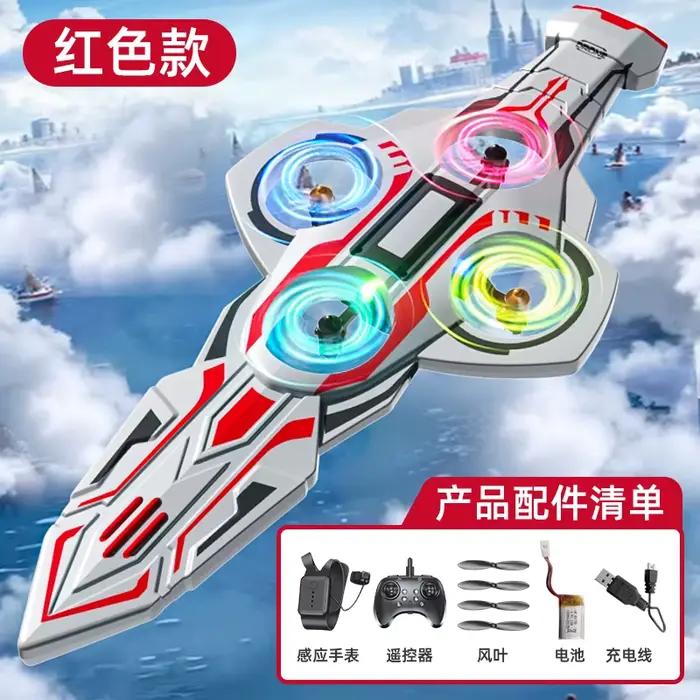 Nouveau Drone interactif d'épée volante à distance avec 1 batterie stabilisateur gyroscopique 6 axes