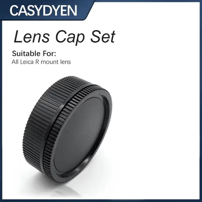 Ensemble de capuchons de protection LinGo pour boîtier et objectif arrière pour monture Leica R, com
