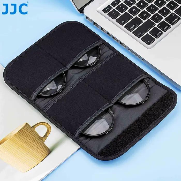 JJC Kit de filtre d'objectif en gros plan Macro avec pochette de filtre pour Sony A6600 A6500 + 2 + 