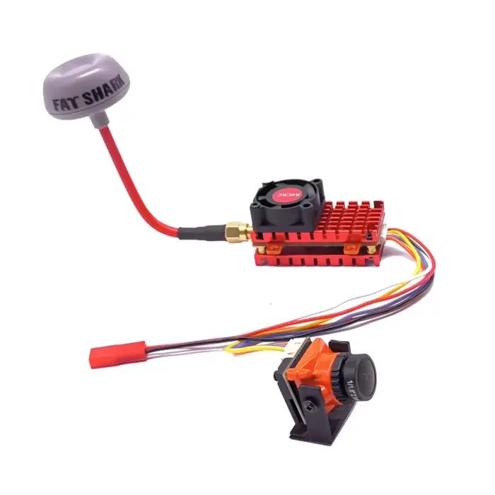 NORRange-Émetteur sans fil FPV avec microphone intégré, plus de 20, 5.8G, 2W, CMOS 2.1mm sous TVL, c