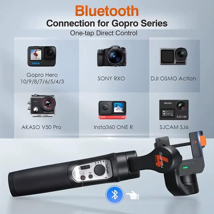 Hohem – iSteady Pro 4 stabilisateur de caméra d'action 3 axes portatif, cardan officiel pour GoPro 1