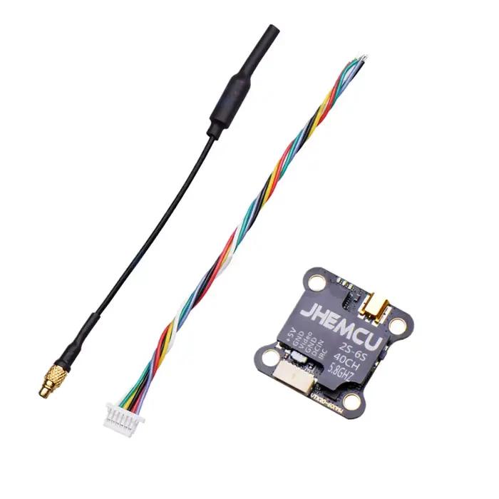 JHEMCU VTX20-600 5.8G 600MW FPV Transmetteur - 20x20 Mini 4 axes Crossover Drone Vidéo TX avec alime