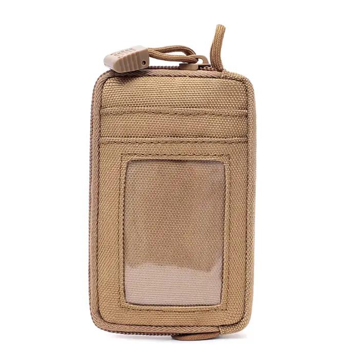 Petit sac de ceinture militaire EDC, étui à cartes multifonctionnel, porte-clés, mini porte-monnaie 