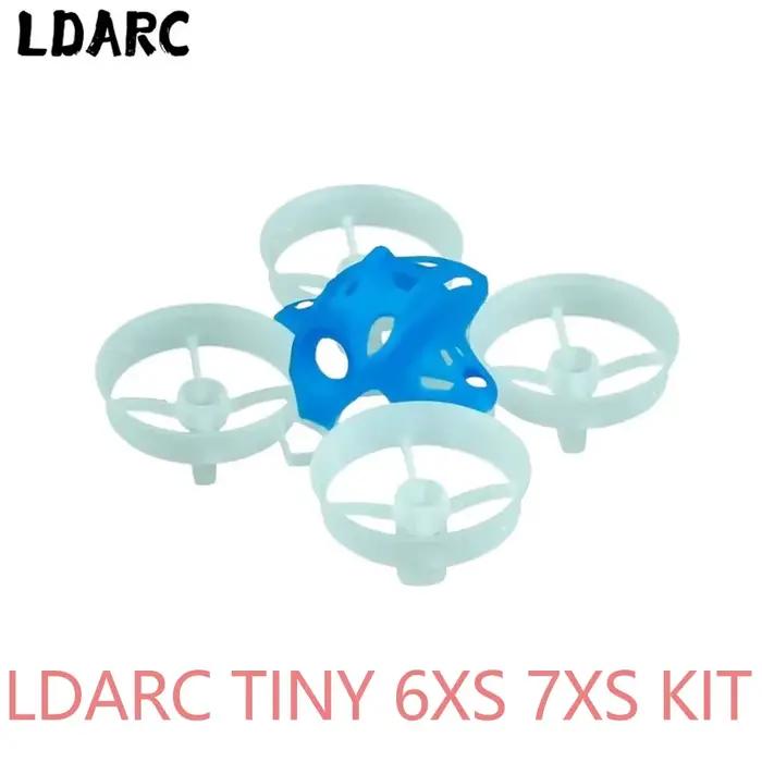 LDARC TINY 6XS 7XS KIT Cadre de drone FPV brossé 65 mm/75 mm, compatible avec moteurs 716/820 pour l