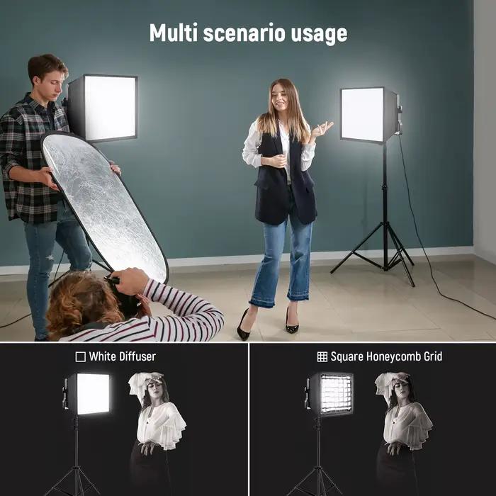 NEEWER – diffuseur de boîte à lumière pliable 12.2 "x 11.4", avec grille et sac, pour lumière vidéo 