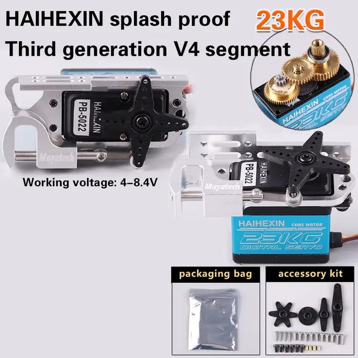 Distributeur de servomoteurs pour drone HAIHEXIN 23kg V4, interrupteur parabolique 1/2/3 étapes, cro