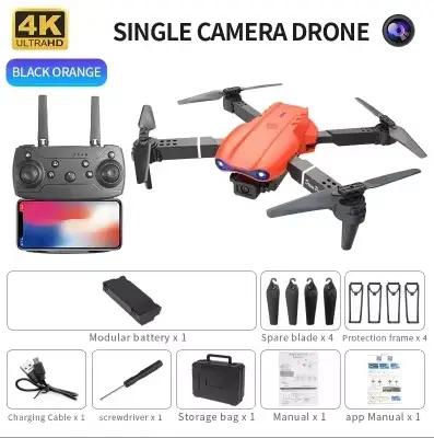 Drone pliable E99 K3 Pro HD 4K, avec double caméra, photographie aérienne WIFI, quadrirotor RC, Mode