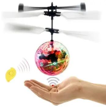 Mini drone pour enfants, hélicoptère RC, jouet volant, boule lumineuse LED, quadricoptère, hélicoptè