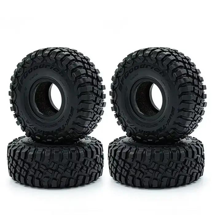 Pneu en caoutchouc pour voiture RC, 1.9 pouces, 117mm, sur chenilles, pour voiture RC TRX4 TRX6 SCX1