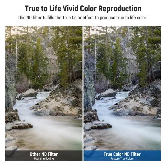 NEEWER Filtre ND variable True Colors ND2-ND32 et CPL, filtre polarisant circulaire et à densité neu