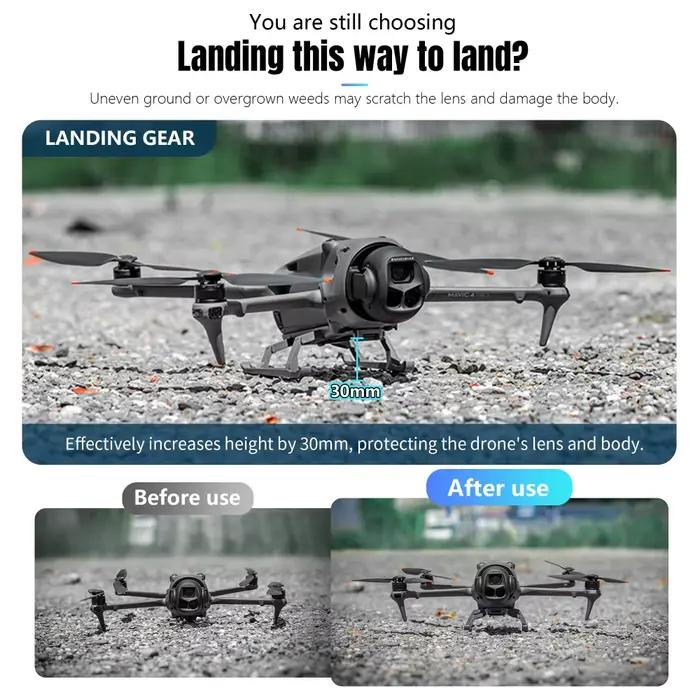 Train d'atterrissage pour Drone DJI Mavic 4 Pro, support pliable pour augmenter la hauteur, cadre d'