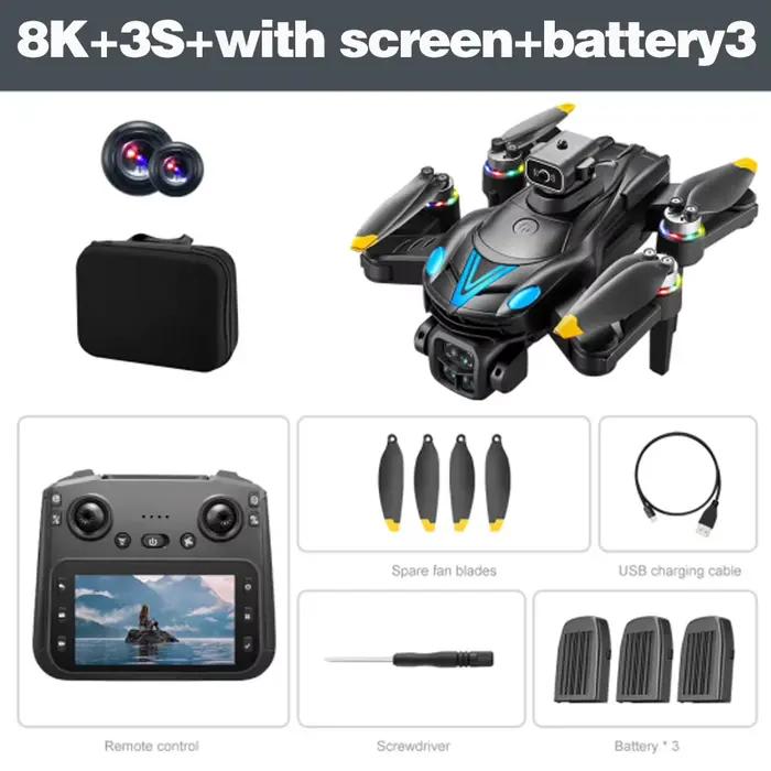 Drone Lenovo V188 MAX 8K 5G Brushless Anti-chute à Quatre Axes Longue Portée avec Évitement d'Obstac