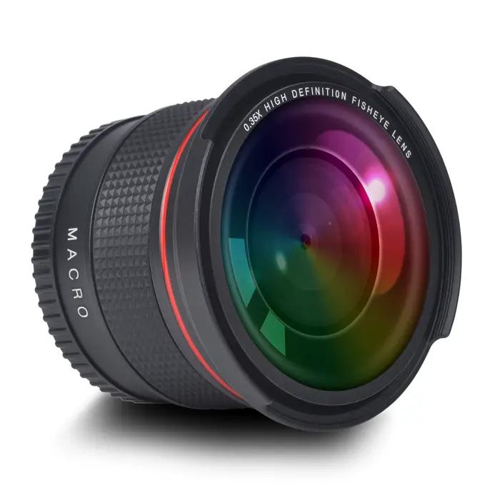 Pickle Power 52MM 55MM 58MM 0.35x Fisheye Nikon objectif grand Angle pour Nikon D5200 D5100 D3500 D3