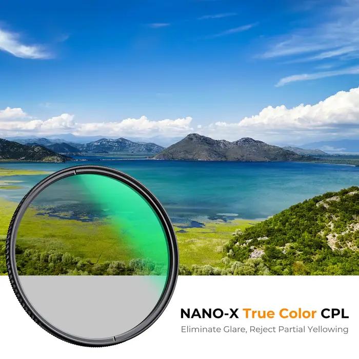 K & F Concept Character-X True document CPL Filter, 49mm, 58mm, 67mm, 72mm, 77mm, 82mm, Yelling part