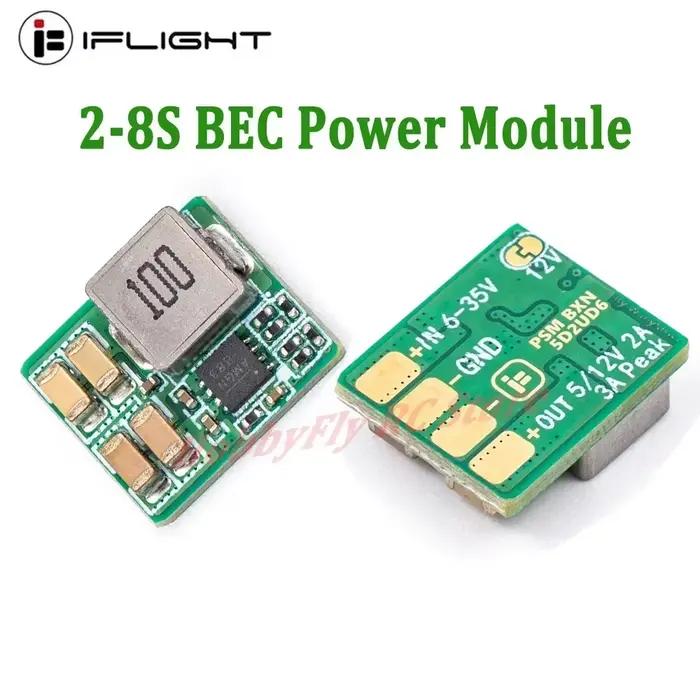 Module régulateur de tension BEC iFlight Mirco 2-8S, sortie 5V/12V / entrée 6V-35V, mode de commutat