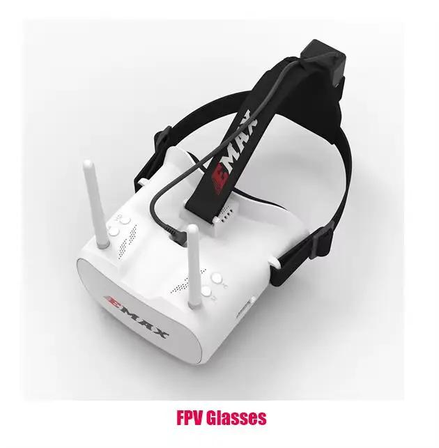 Drone de course FPV d'intérieur Emax Tinyhawk S II avec caméra F4 16000KV Nano2 et support LED, batt