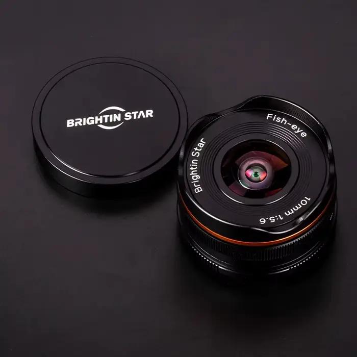 Brightin Star 10mm F5.6 APS-C grand Angle Fisheye Prime objectif de mise au point manuelle pour Sony