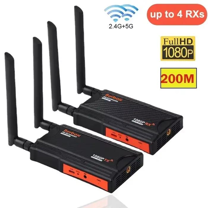 Extension HDMI sans fil 5.8Ghz 200M, transmetteur récepteur vidéo 1 à 4, séparateur d'écran partage 