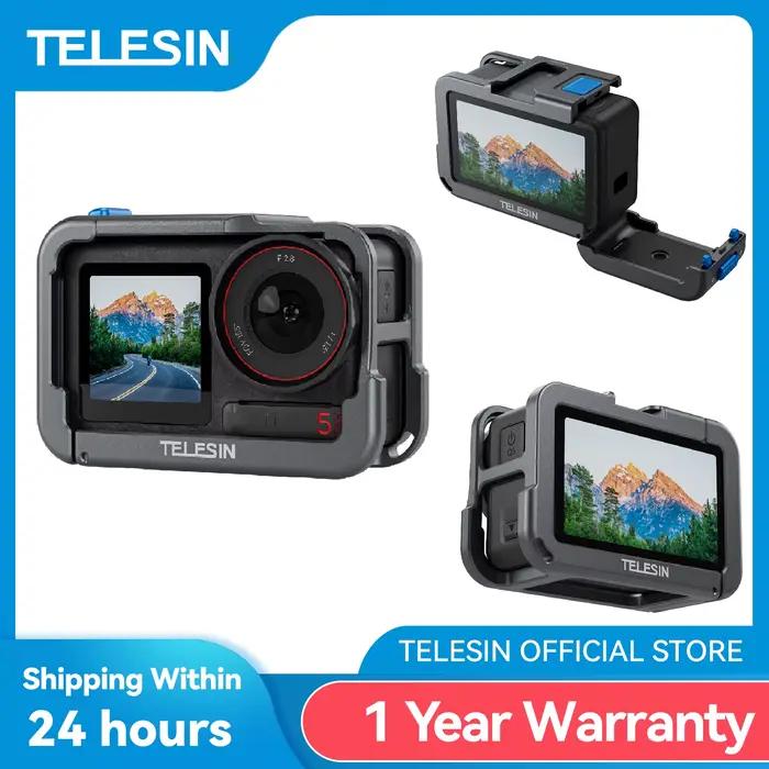 TELESIN-Coque de protection en alliage pour DJI OSMO, compatible avec modèles 3 4 5Pro