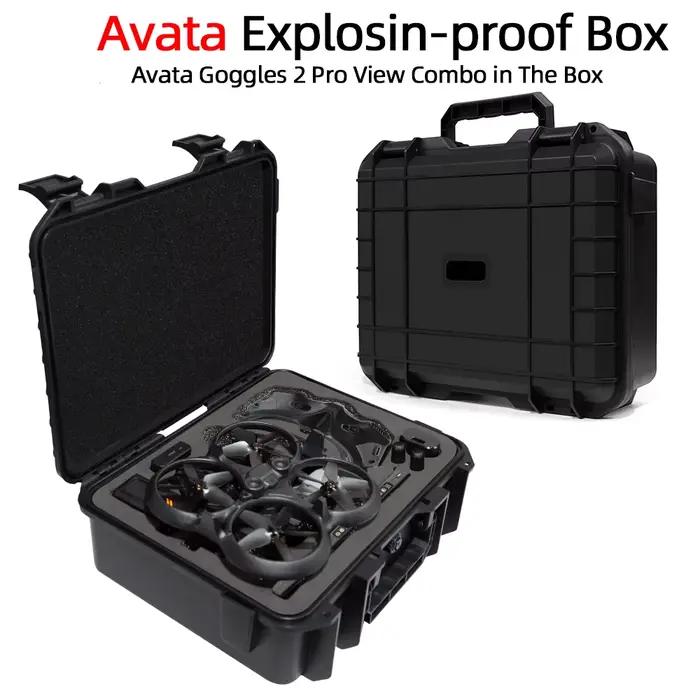 Étui anti-explosion pour Drone, valise Portable, coque rigide, grande capacité, pour lunettes DJI Av
