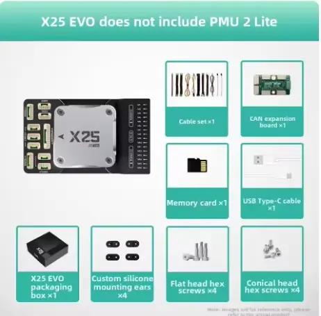 Nouveau contrôleur de vol CUAV X25‑EVO Pixhawk PX4 ArduPilot, pilote automatique open-source, carte 