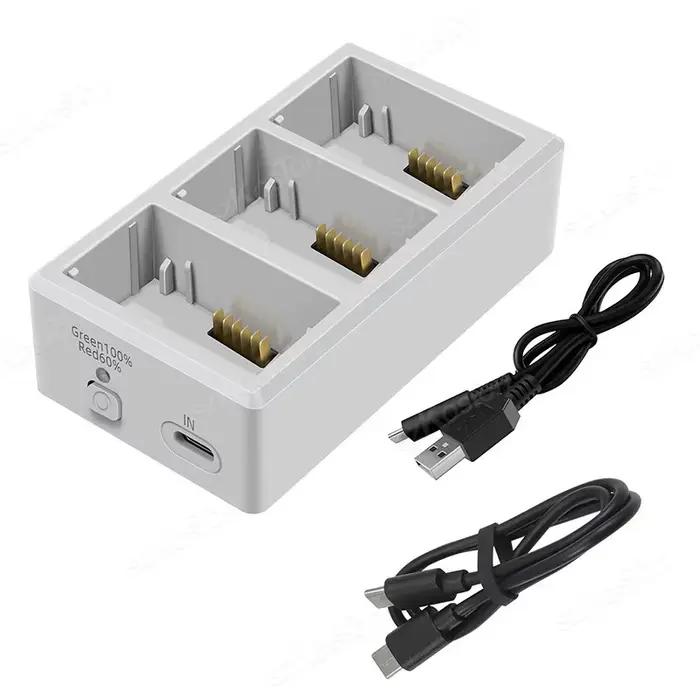 Hub de charge bidirectionnel à trois canaux pour DJI Mini 5 Pro/Mini 4 Pro/Mini 3 Pro, chargeur de b