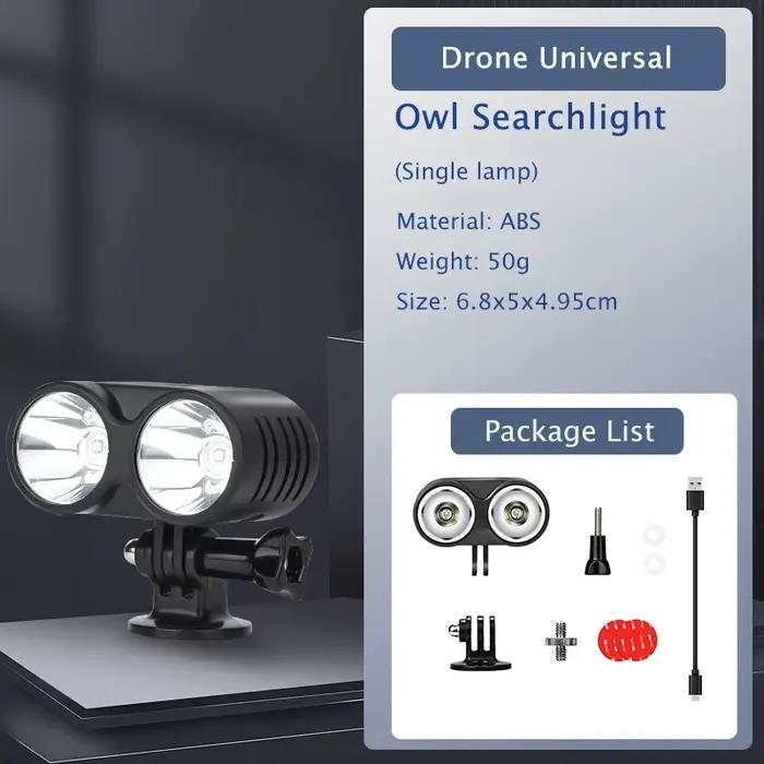 Projecteur pour Drone DJI Air 3S/2S/Mavic 3 Pro/Mavic2, lumière de Navigation nocturne longue portée