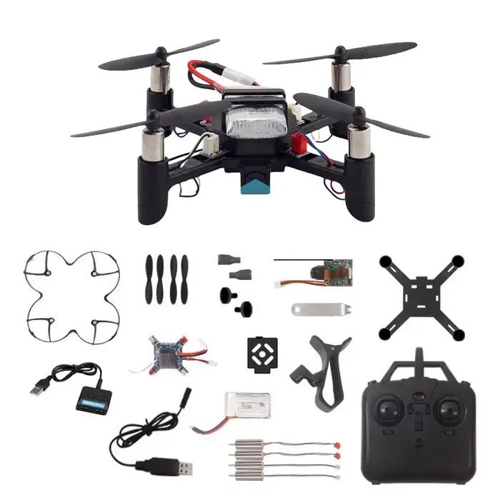 Drone à quatre axes avec mini caméra HD, modèle d'avion, expérience, télécommande, entraînement, gar