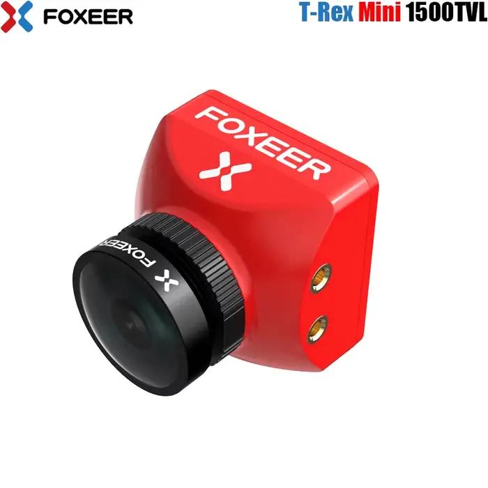 Foxeer t-rex Mini 1500TVL 6ms faible latence CMOS 2MP 4:3/16:9 PAL/NTSC commutable Super WDR FPV cam
