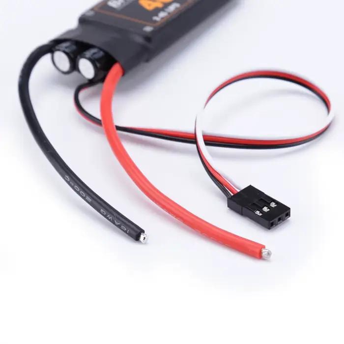 Contrôleur de vitesse ESC sans balais 40A 2-4S avec 5V 3A UBEC pour RC FPV quadrirotor RC avions hél