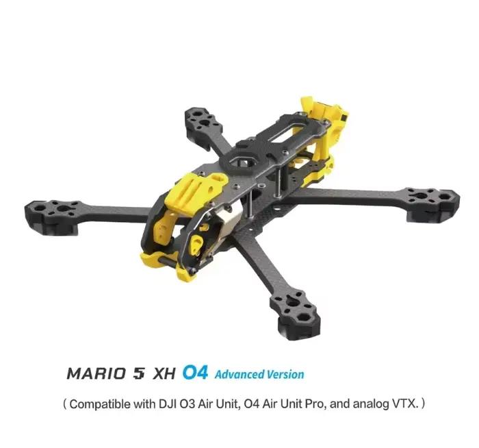 SpeedyBee Mario 5 O4 Pro Kit de cadre DC / XH Version kit de cadre fpv avec plaque en Fiber de carbo