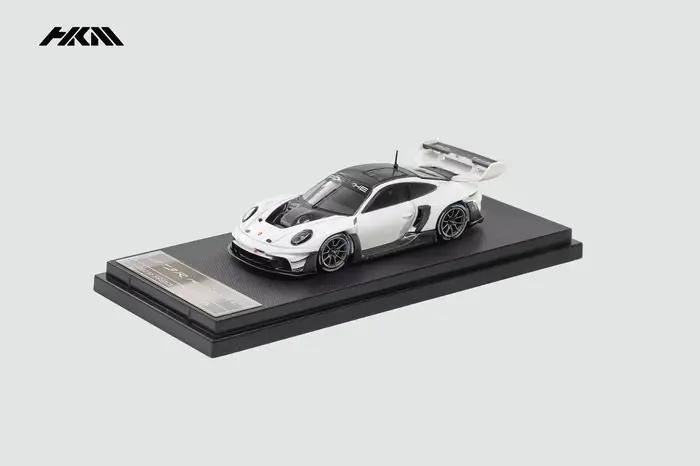 Modèle de voiture de sport en alliage HKM 164, aile arrière large de course GT3