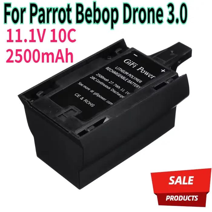 Lipo Battery For Parrot Bebop Drone 3.0 11.1V 10C 2500mAh Helicopter Drone Backup Replacement Batter