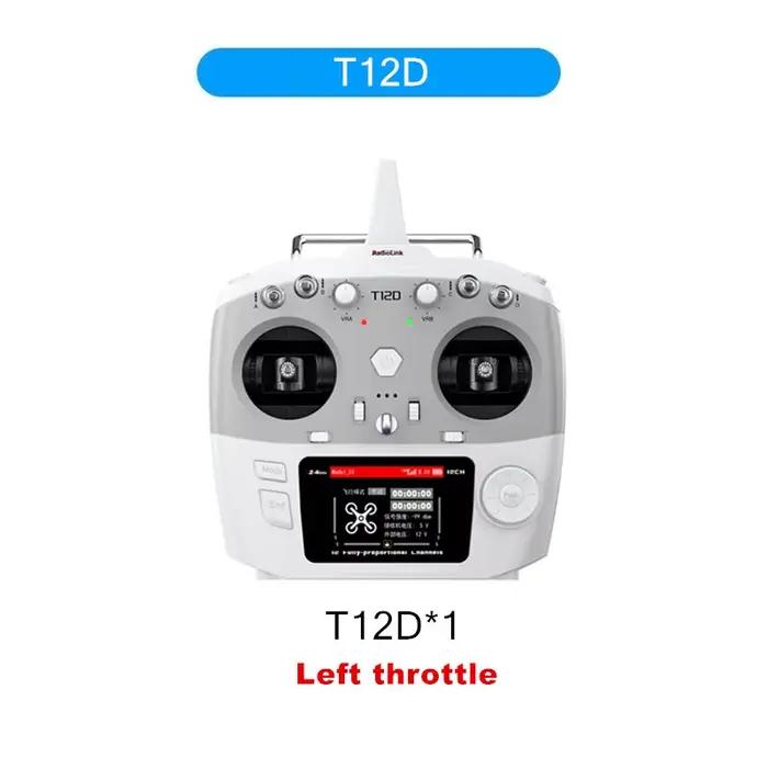 Transmetteur RadioLink T12D 12CH 2.4GHz pour Drone FPV RC voitures bateau avion avec récepteur R12F 