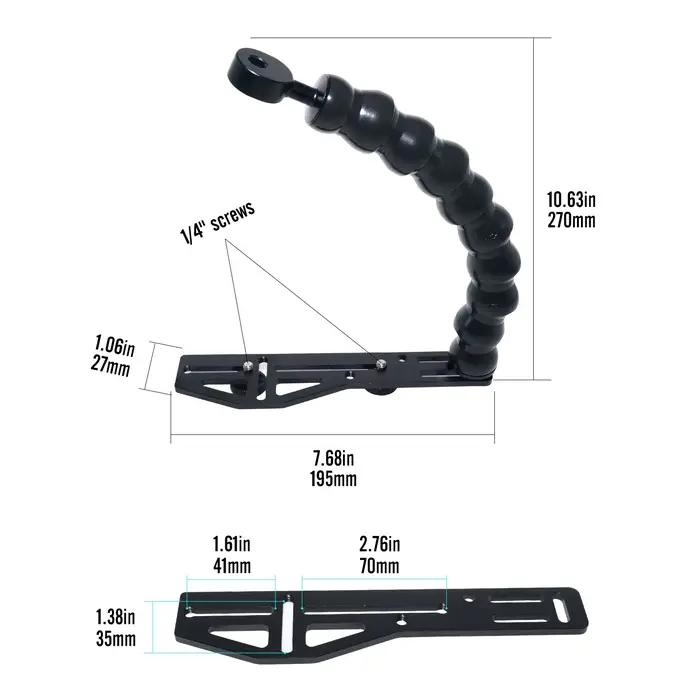 Bras flexible Aquanic AS062 pour boîtier étanche GOPRO TG7 PT-059