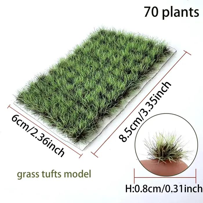 Petits touffes d'herbe modèle bonsaï – 70/91 statiques pour décoration de scène d'artisanat de jardi