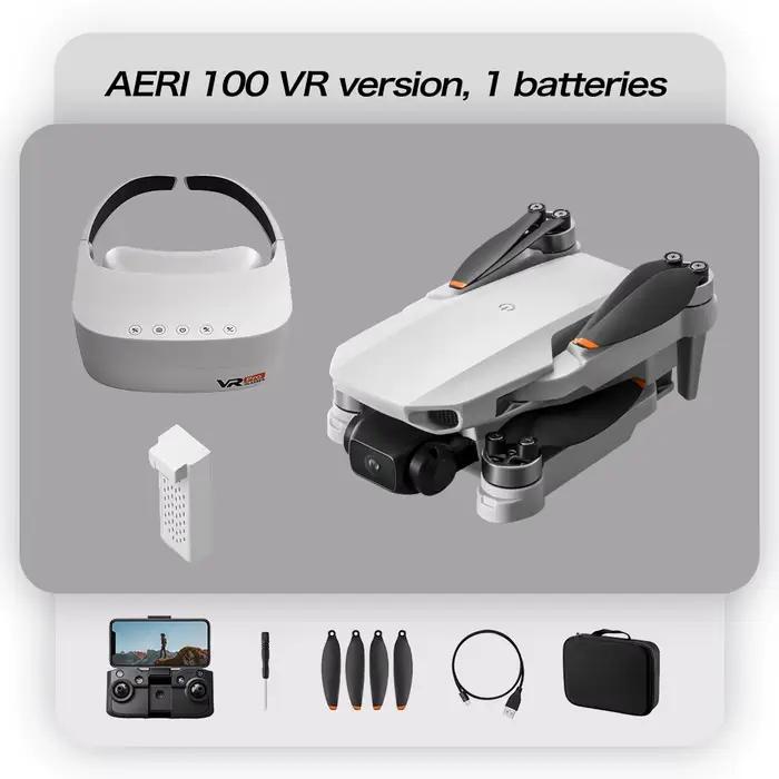 Drone caméra HD 8K Lenovo Aeri100VR avec télécommande à écran, quadricoptère RC pliable professionne