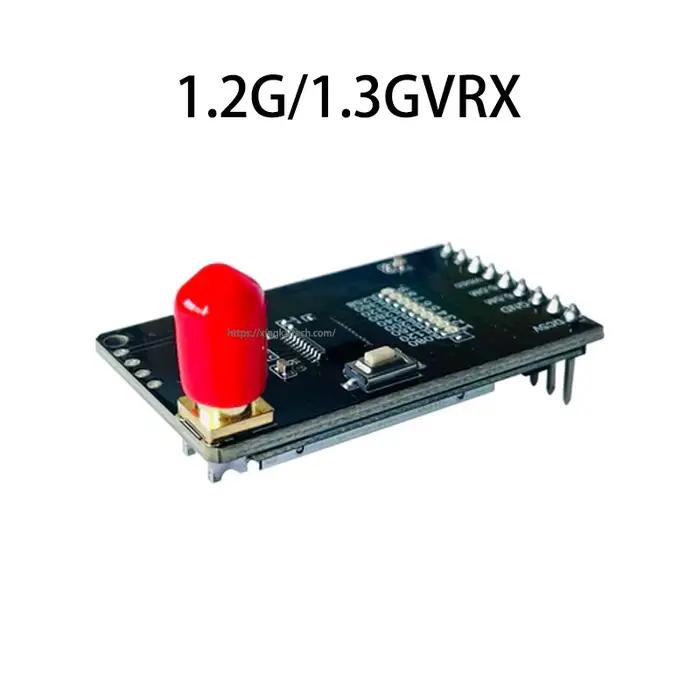 Récepteur vidéo FPV pour Drone, longue portée 1.2G/1.3G FPV VRX avec sortie AV, récepteur vidéo 9CH 
