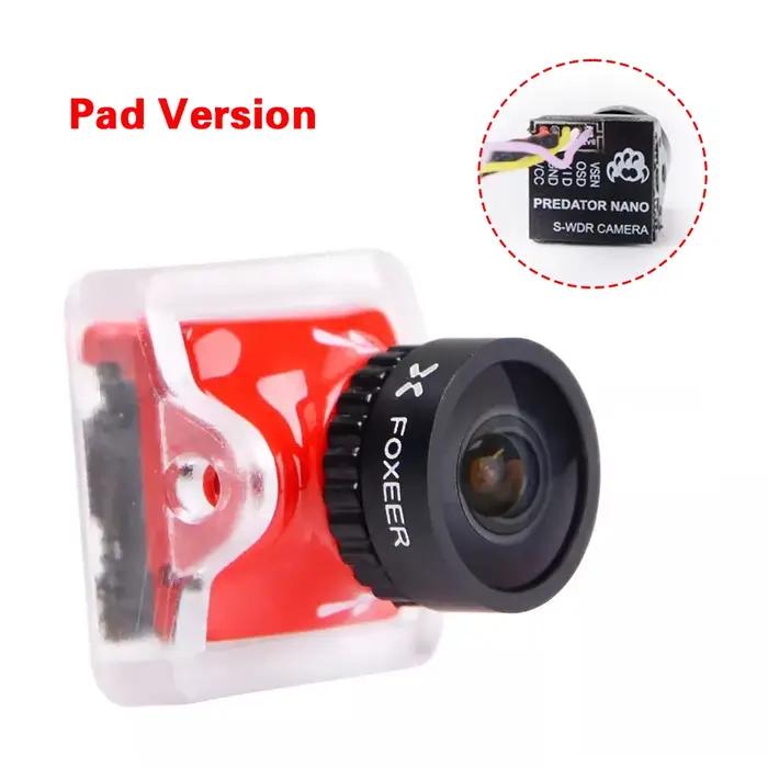 Caméra FPV Foxeer Predator Nano V5 2 pouces Super WDR OSD 4ms à faible latence, commutable PAL/NTSC 