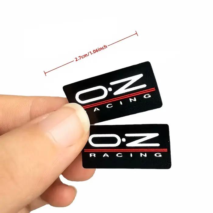 Autocollants en vinyle avec logo OZ RACING pour voiture, décalcomanies décoratives pour l'intérieur 