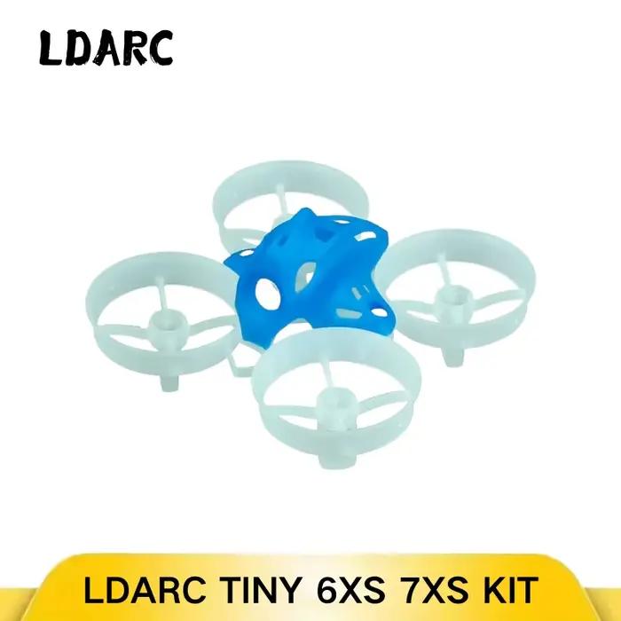 LDARC TINY 6XS 7XS KIT Cadre de drone FPV brossé 65 mm/75 mm, compatible avec moteurs 716/820 pour l