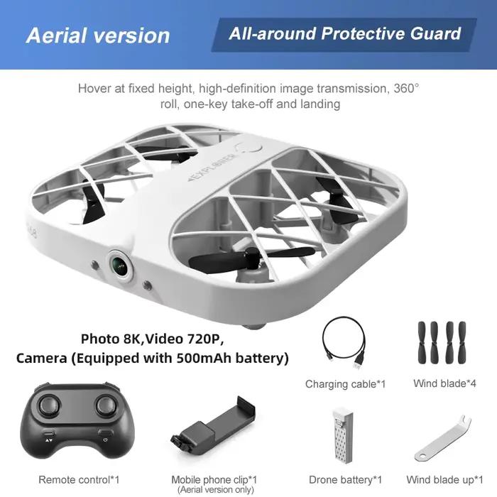 JJRC H107 8k Drone wifi fpv drones avec caméra hd 4k télécommande hélicoptère avion poche quadriroto