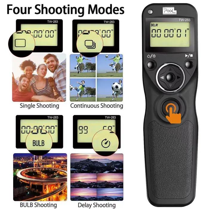 Câble de déclenchement à distance sans fil Pixel TW-283 (DC0 DC2 N3 E3 S1 S2 90FJ) pour appareils ph