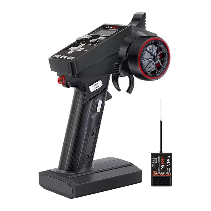 HOTRC CT-6A 2.4GHz 6CH télécommande système Radio transmetteur écran LCD avec récepteur F-06A pour R