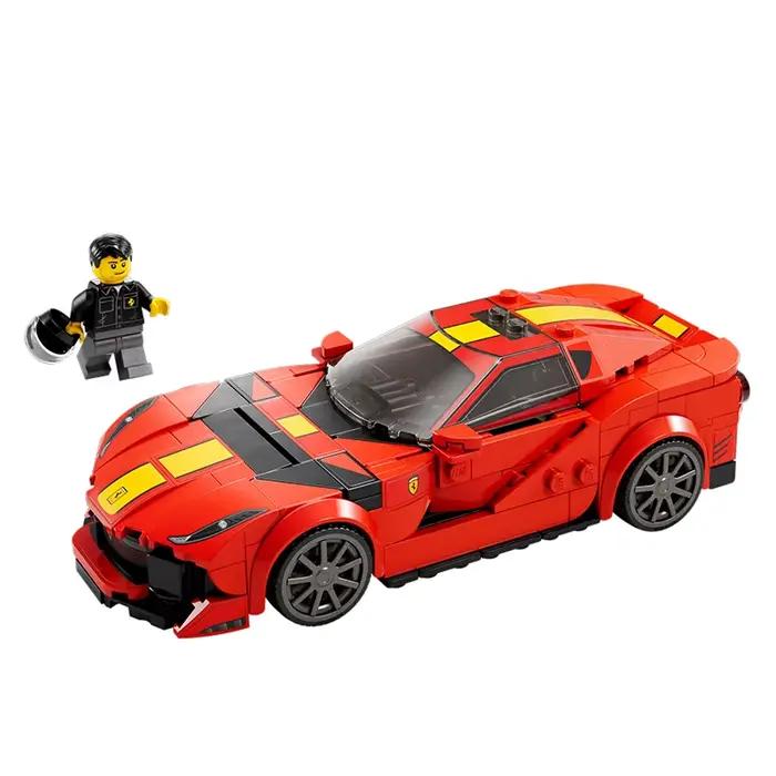 Ensemble de briques LEGO Super Racing Series 76914 Ferrari 812 Competizione Sports Car, décoration d